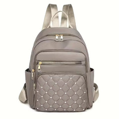 Rugzak met quilted voorkant