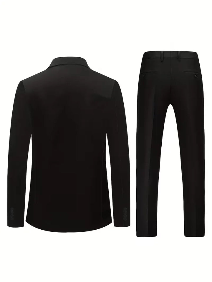 Drie-delig slim fit pak