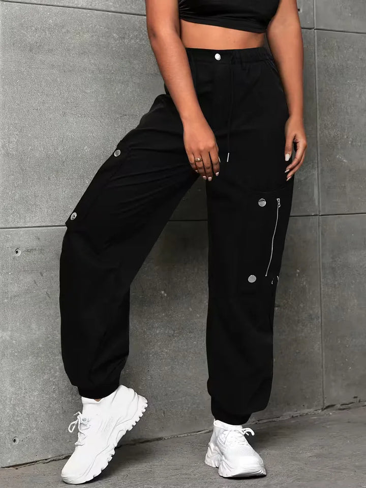 Cargo broek met wijde fit