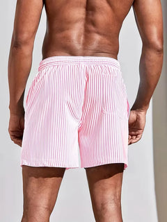 Zwemshorts met gestreept patroon
