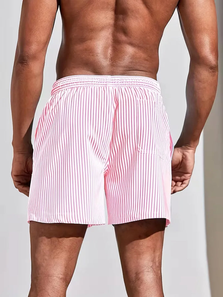Zwemshorts met gestreept patroon
