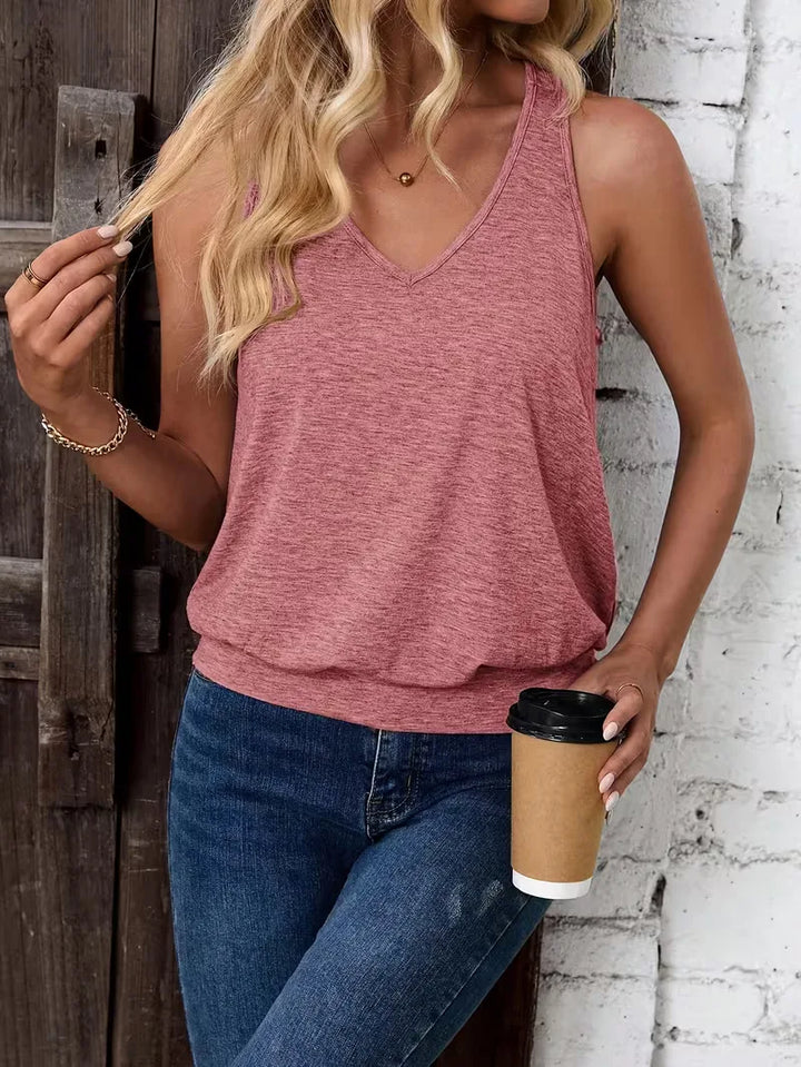 tanktop met V-hals