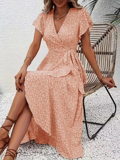 Wikkeljurk met bloemen