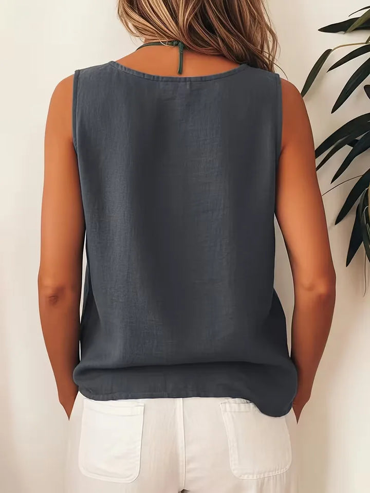 Bohemian dames blouse met knopen