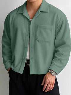 Oversized casual overhemd