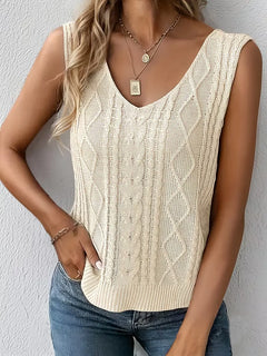 Tanktop met V-hals
