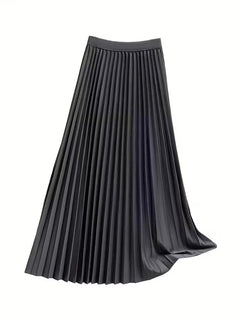 Plooirok met hoge taille
