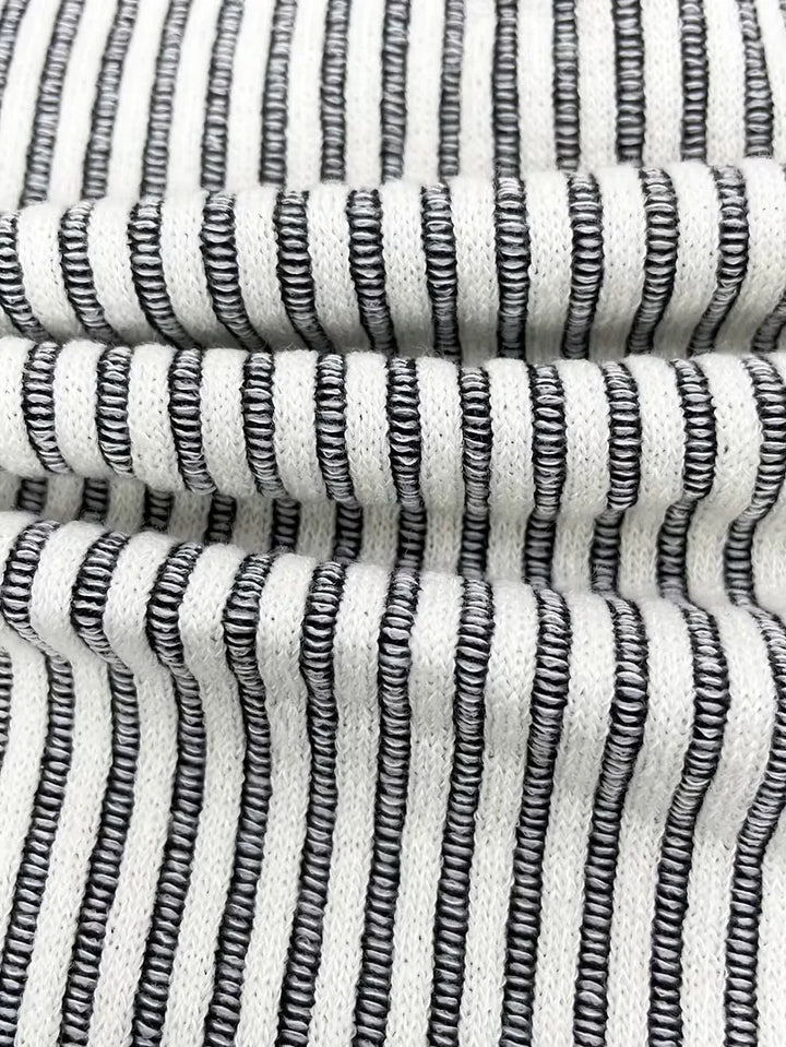 Casual heren T-shirt met jacquard patroon