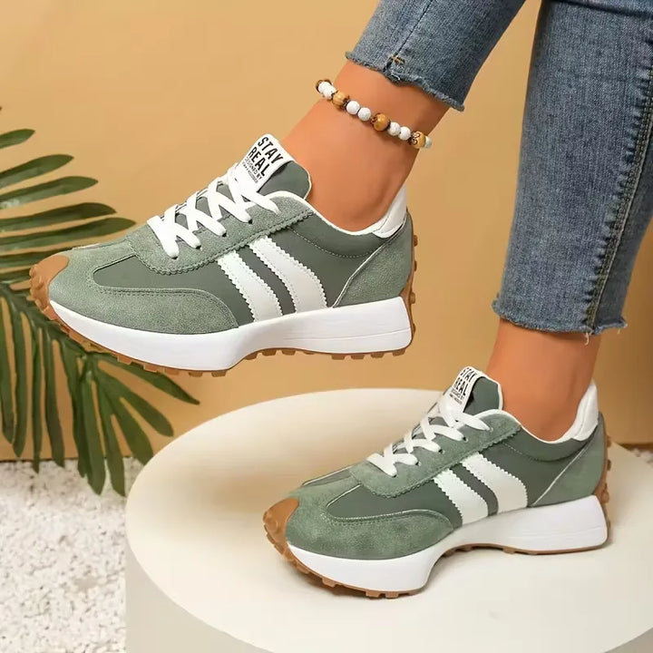 Platform sneakers met dikke zool