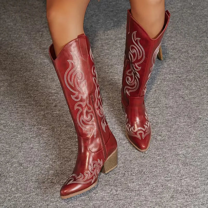 Cowboylaars met borduursel