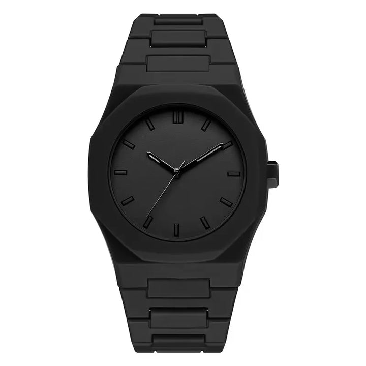 Analoge horloge met plastic band