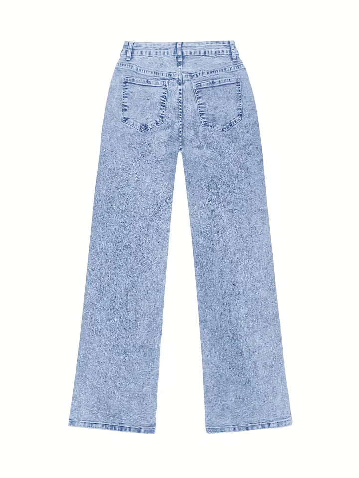 Wide leg jeans