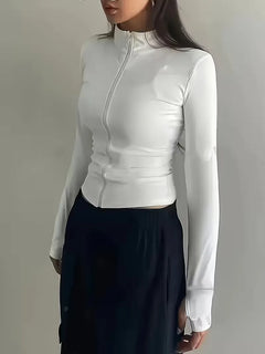Sporttop met lange mouwen