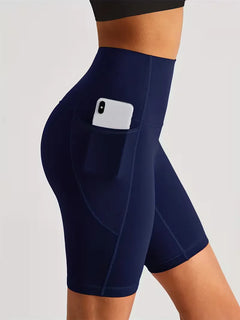 Sportshort met hoge taille