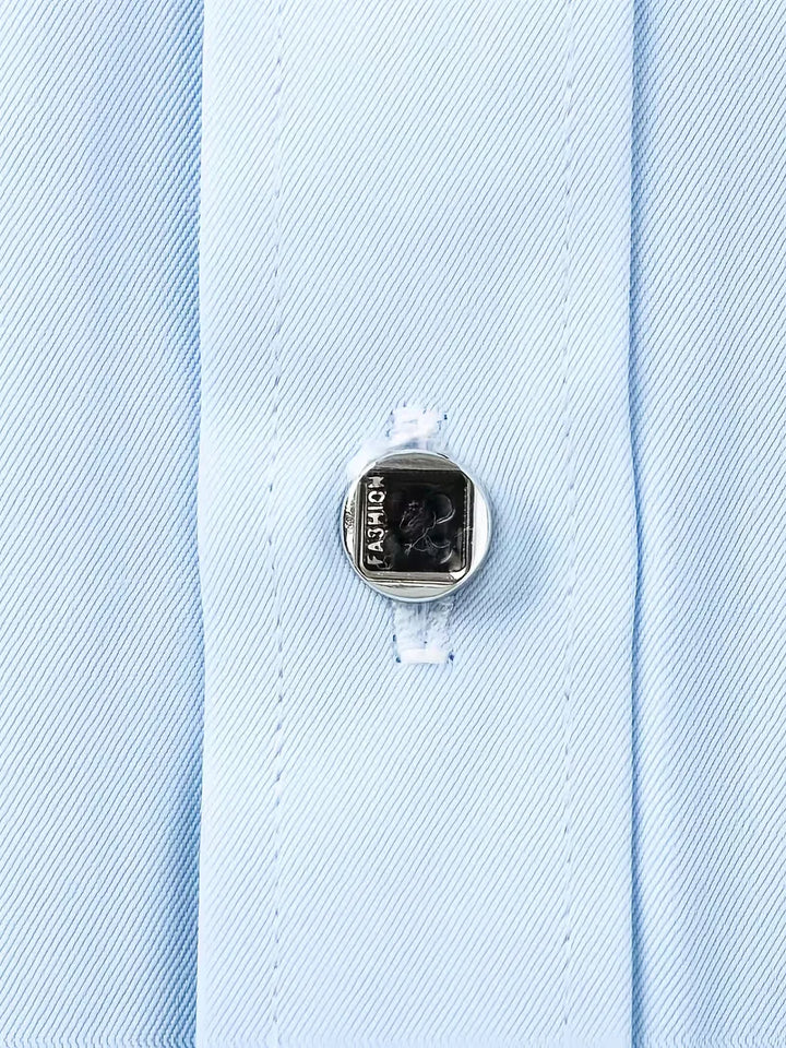 Nette overhemden slim fit mandarin kraag