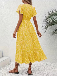 Wikkeljurk met bloemen