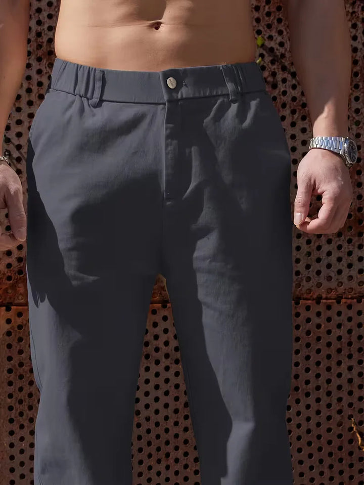 Pantalons met elastische band