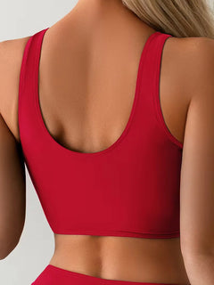 Bikini met criss-cross top