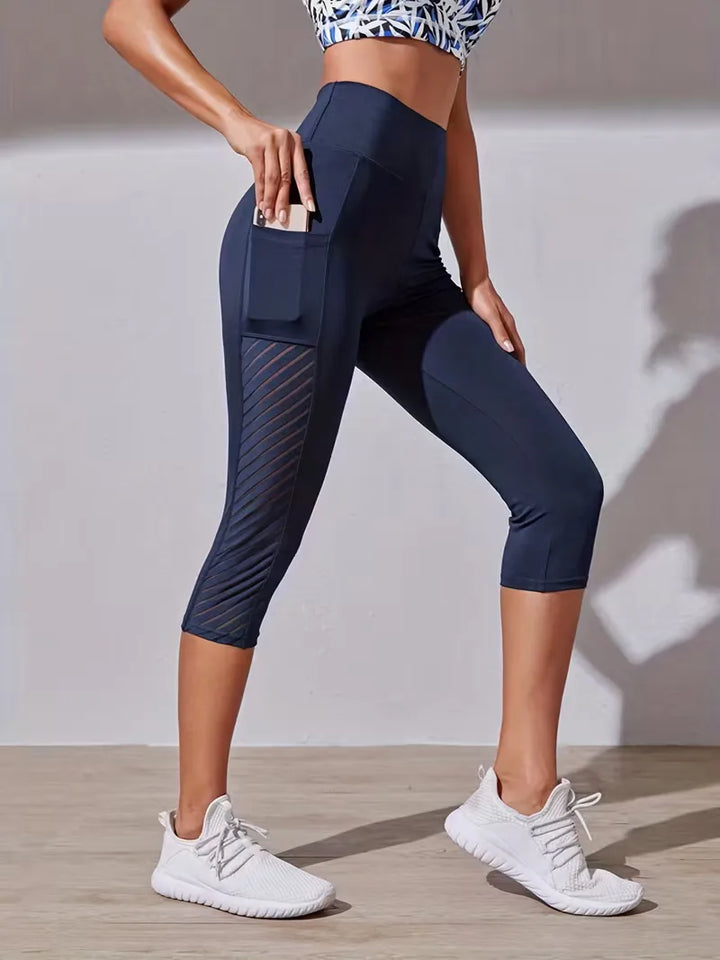 Capri legging met hoge taille