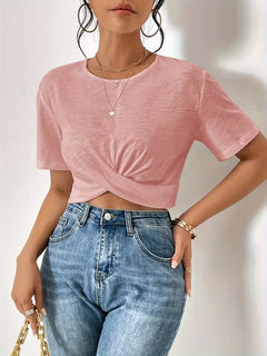 T-shirt met twistdetail
