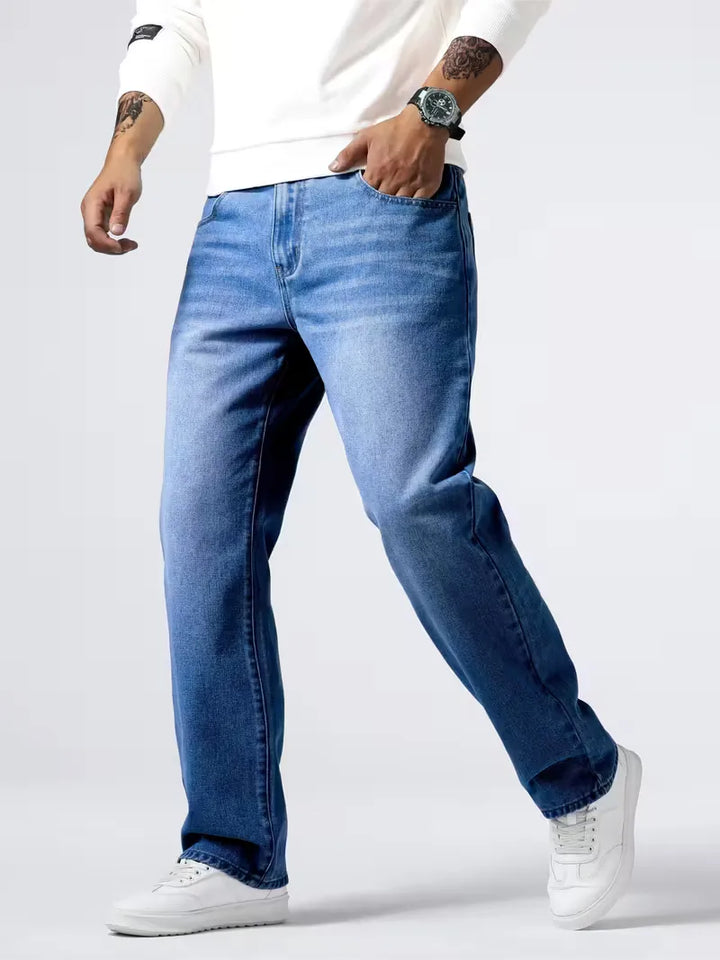 Loose fit jeans met vijf-pocket design