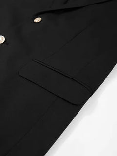 Colbert slim fit met gouden knopen