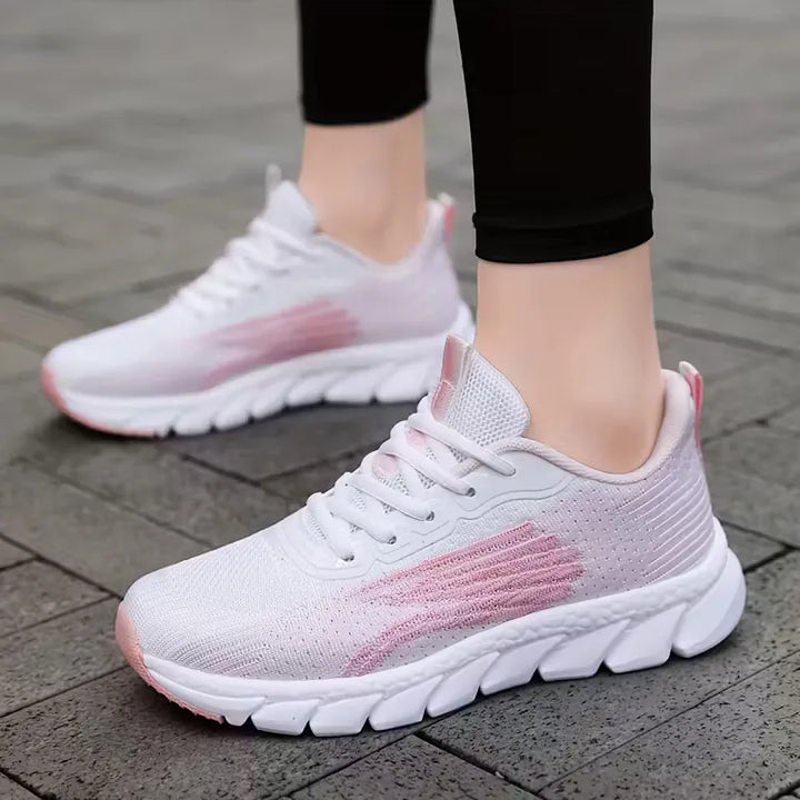 Lage sneaker met mesh bovenwerk