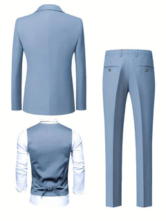 Drie-delig pak slim fit
