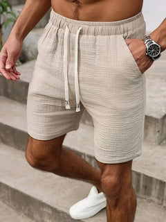 Korte broek heren met elastische taille