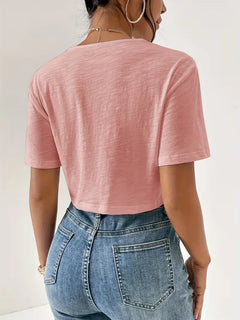 T-shirt met twistdetail