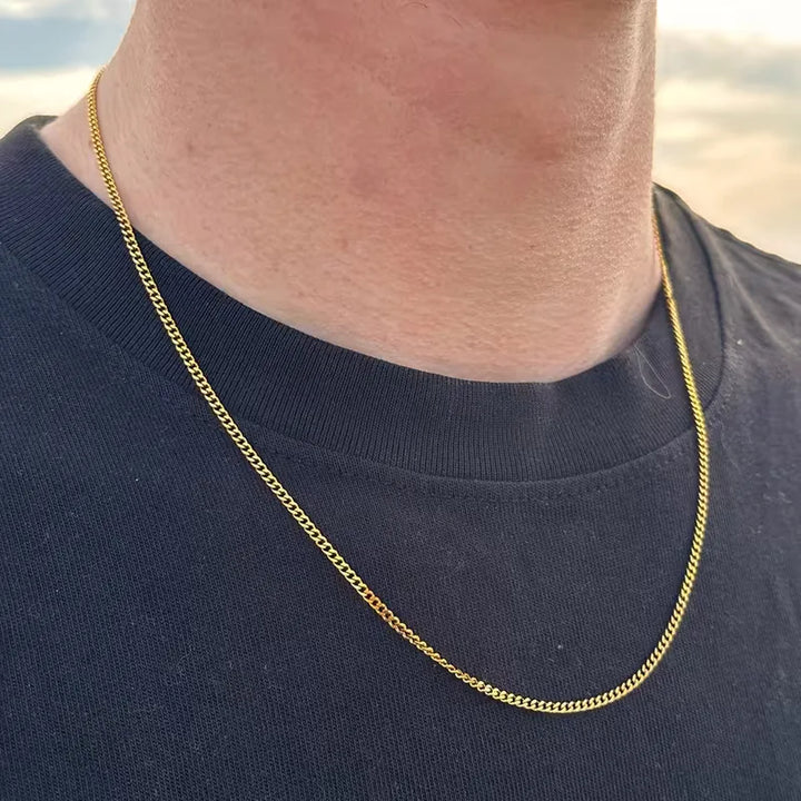 Dunne gouden ketting