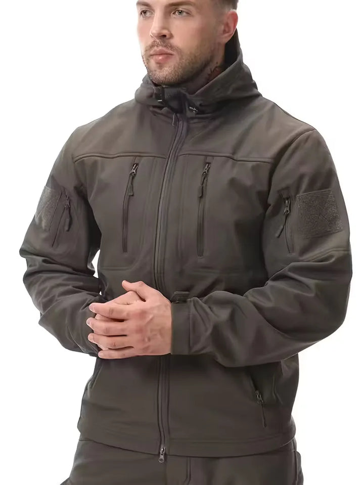 Parka met fleece voering