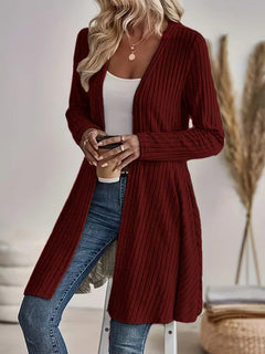 Zwarte cardigan met V-hals