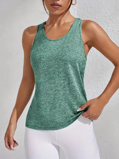 Sporttop met racerback en mesh