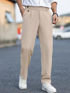 Pantalons met rechte pijpen