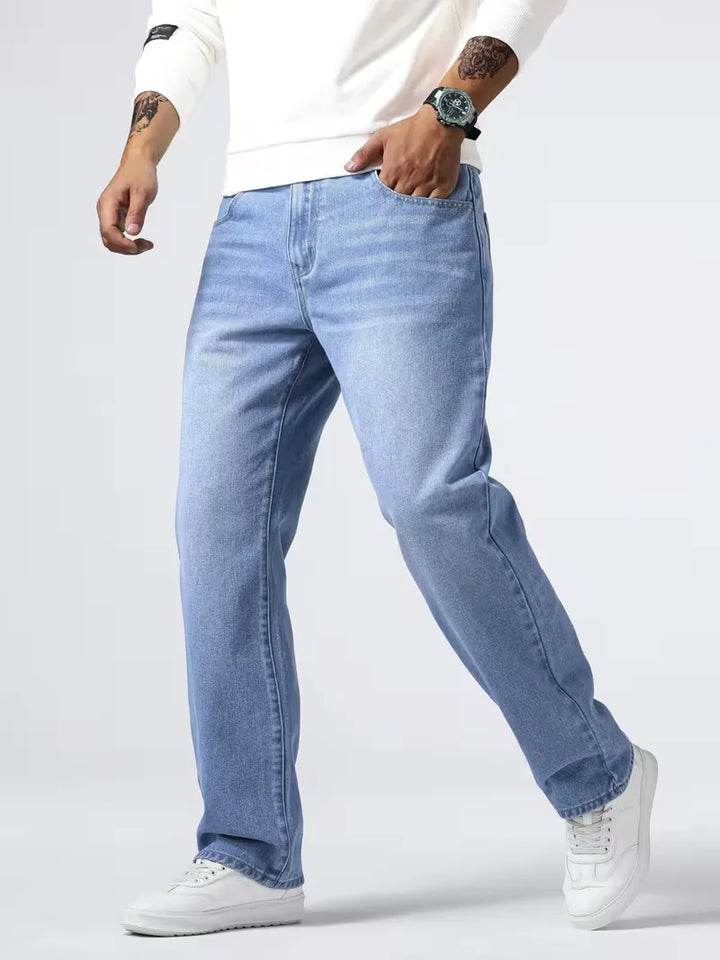 Loose fit jeans met vijf zakken