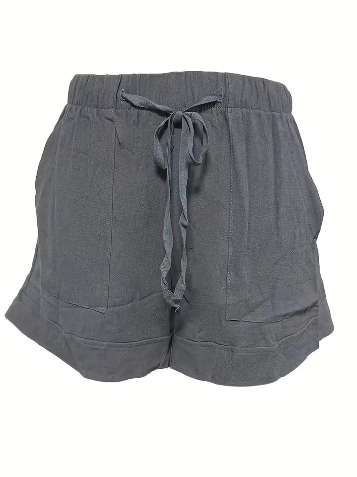 Korte broek met elastische taille