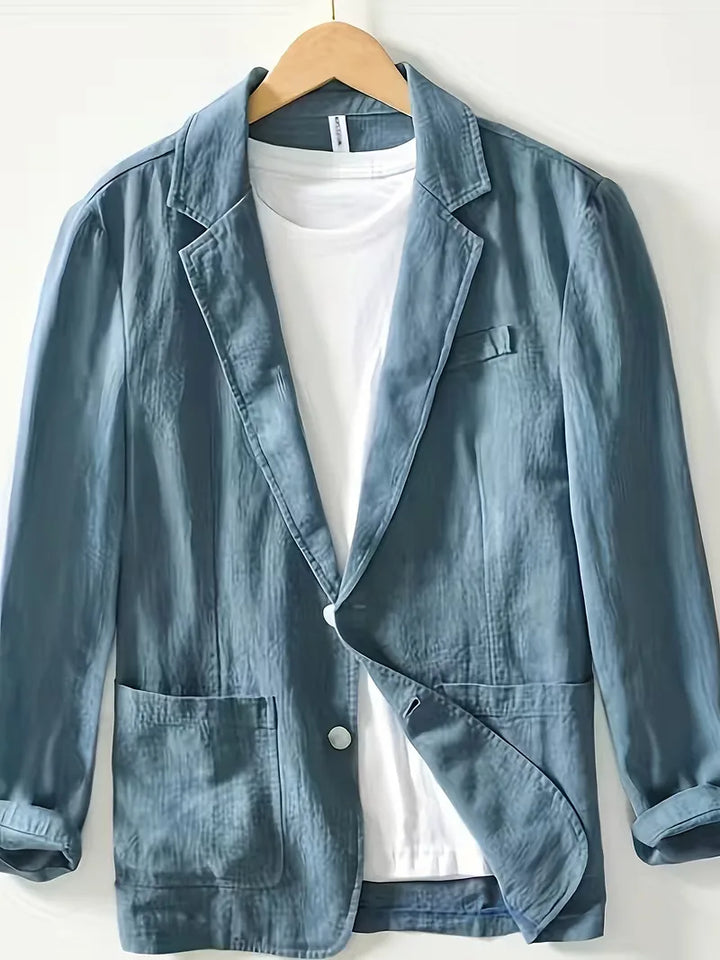 Blazer met notched lapel