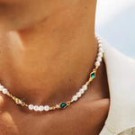 Ketting met imitatie parels
