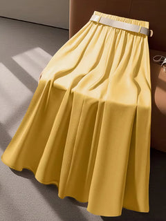 Plooirok met hoge taille