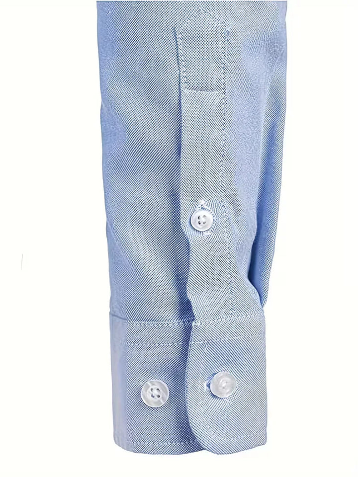 Casual overhemd met mandarin collar
