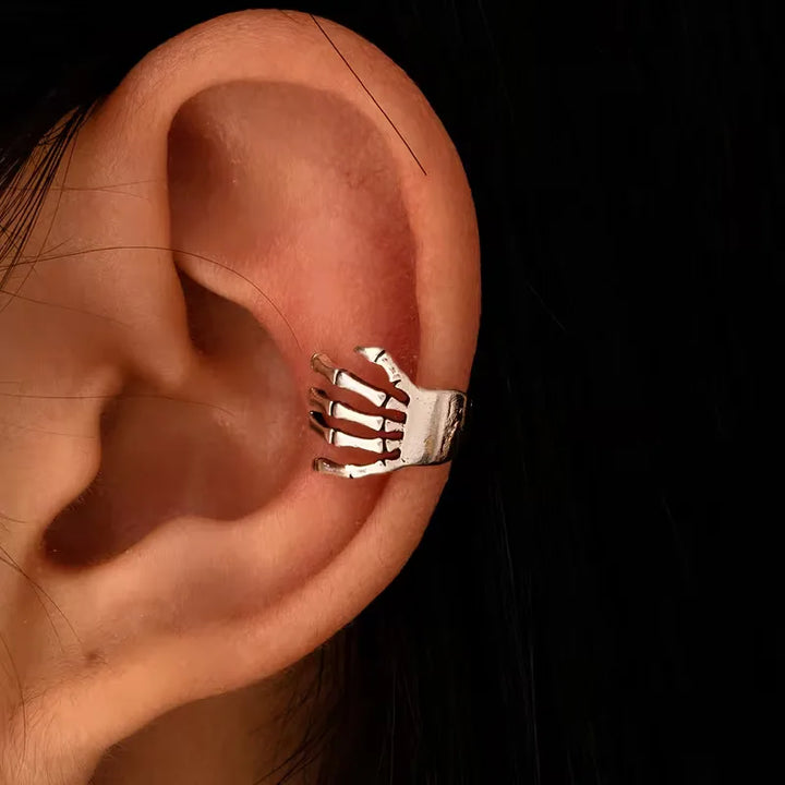 Oorbellen met clip-on en stenen