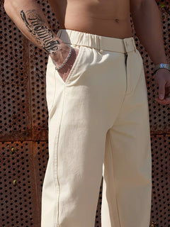 Pantalons met elastische band