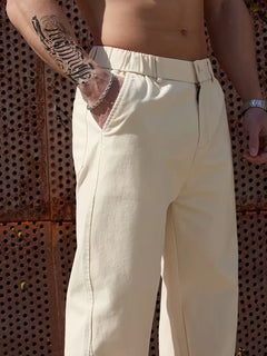 Pantalons met elastische band