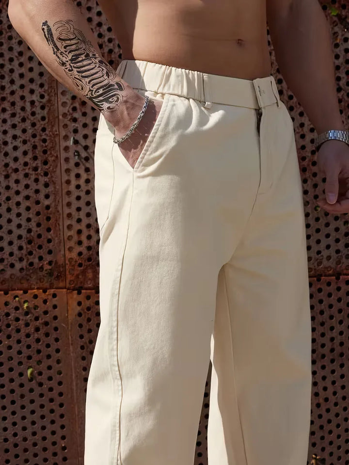 Pantalons met elastische band