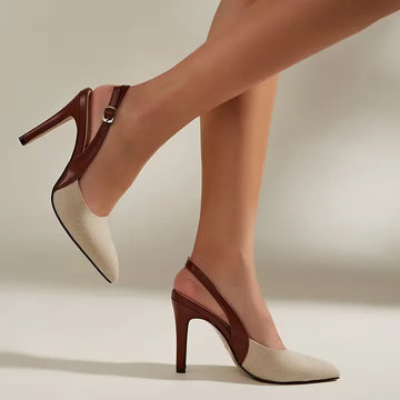 Stiletto met hoge hakken