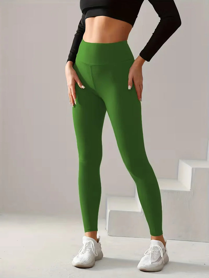 High-waisted slim fit legging