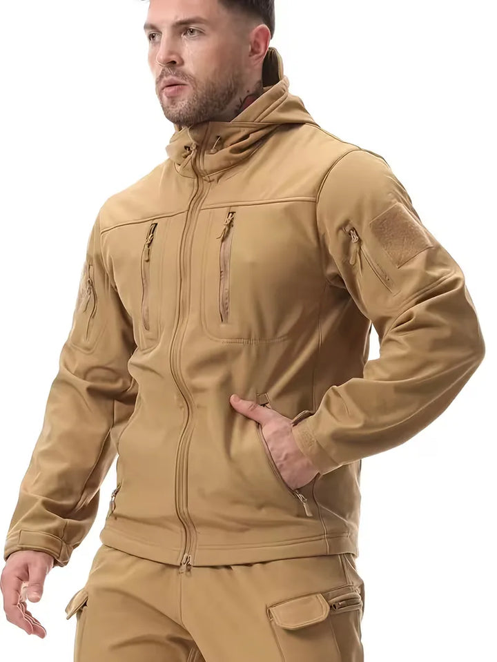 Parka met fleece voering
