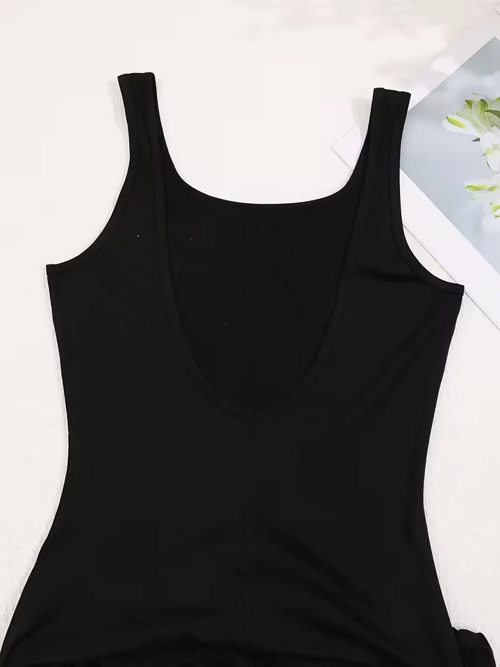 Bodysuit met ronde hals