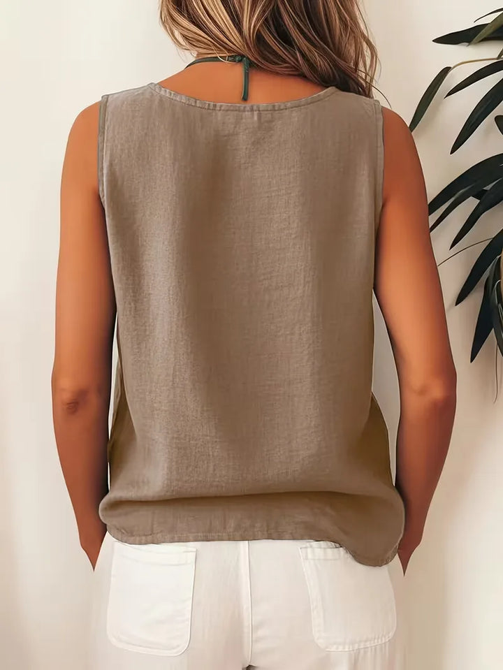 Bohemian dames blouse met knopen